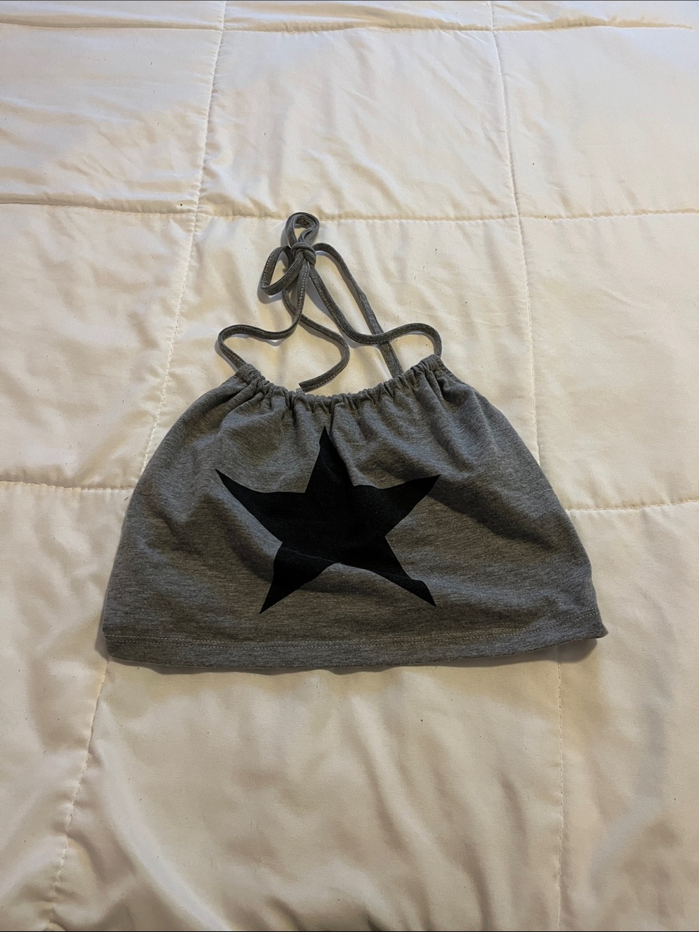 Gray Star Halter Top - Stylish Accessory